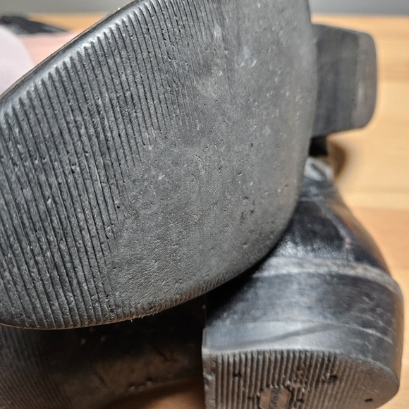 Nocona Boots Mens Black Leather Western Cowboy Boots Size 9D - Picture 11 of 15